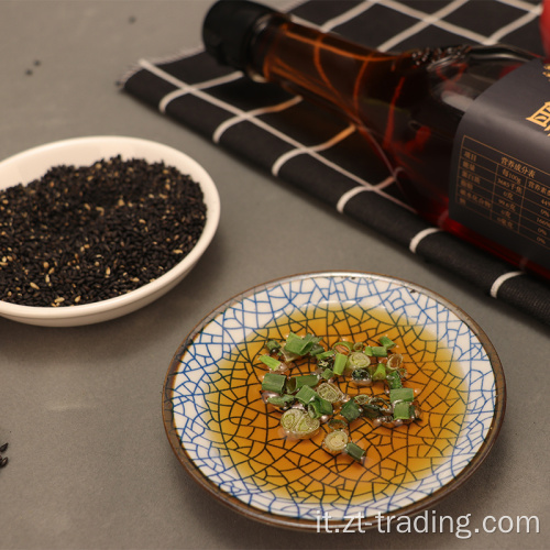 Semi di sesamo cinese nero puro al 100% olio 227 ml